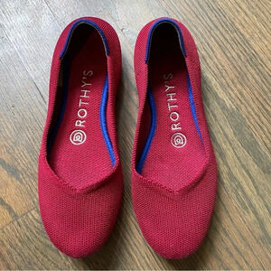 Rothy’s “The Flat” Scooter Red size 6